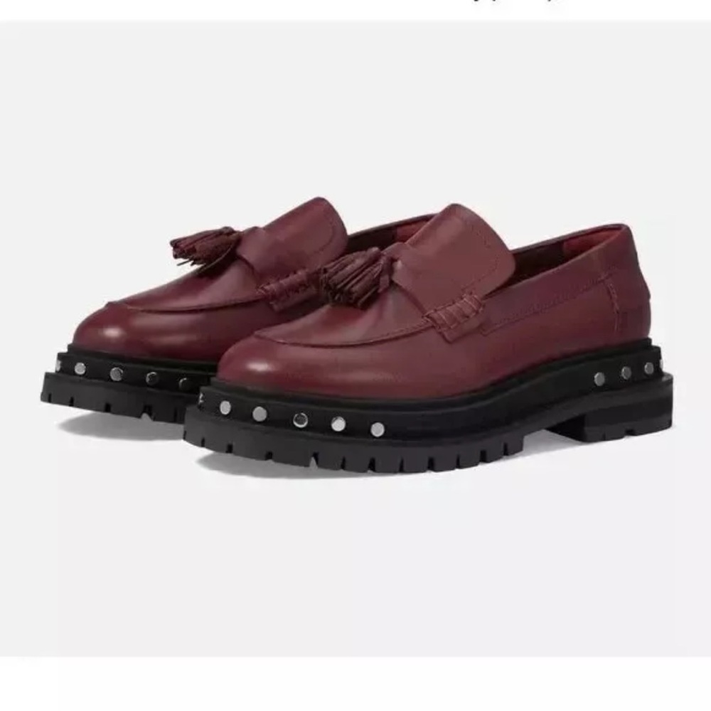 ✨Free People Teagan Tassel Loafer
Flats Wild Mulberry Boho Chic Casual
Comfort 👞 - Picture 3 of 5